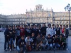 Estudiantes del Colegio Mayor de paseo por Salamanca